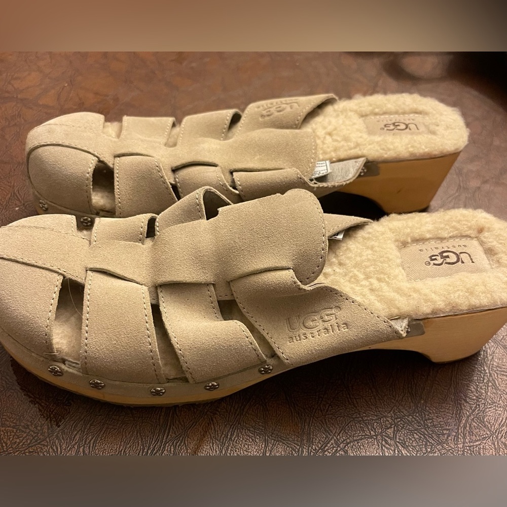 Ugg Suede Clogs - Size 9